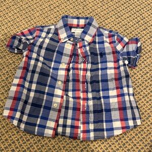 Ralph Lauren Kids Plaid Shirt - Blue, Red, and White